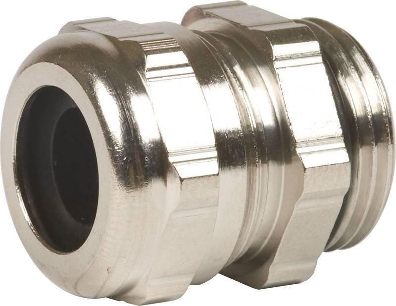 Kabelverschraubung M20 Messing fuer direkte Schirmerdung  D 6,5-9,5mm