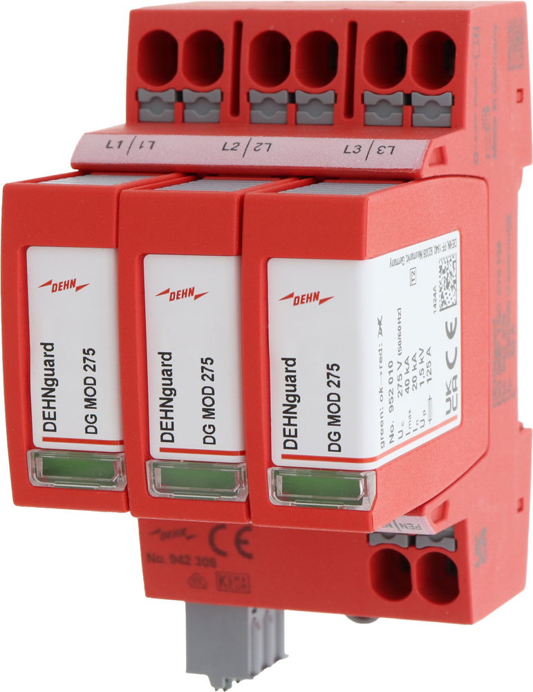 Ueberspannungsableiter Typ 2+3 DEHNguard SMP FM 3-polig Uc 275V TNC