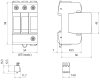 Ueberspannungsableiter Typ 2+3 DEHNguard MD 3-polig fuer TN-C-Systeme