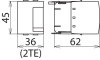 N-PE-Funkenstrecken-Schutzmodul Typ 1 + Typ 2 fuer DEHNventil M