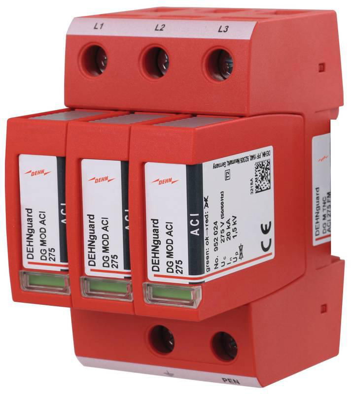 Ueberspannungsableiter Typ 2 DEHNguard M 3-polig Uc 275V mit ACI-Technologie