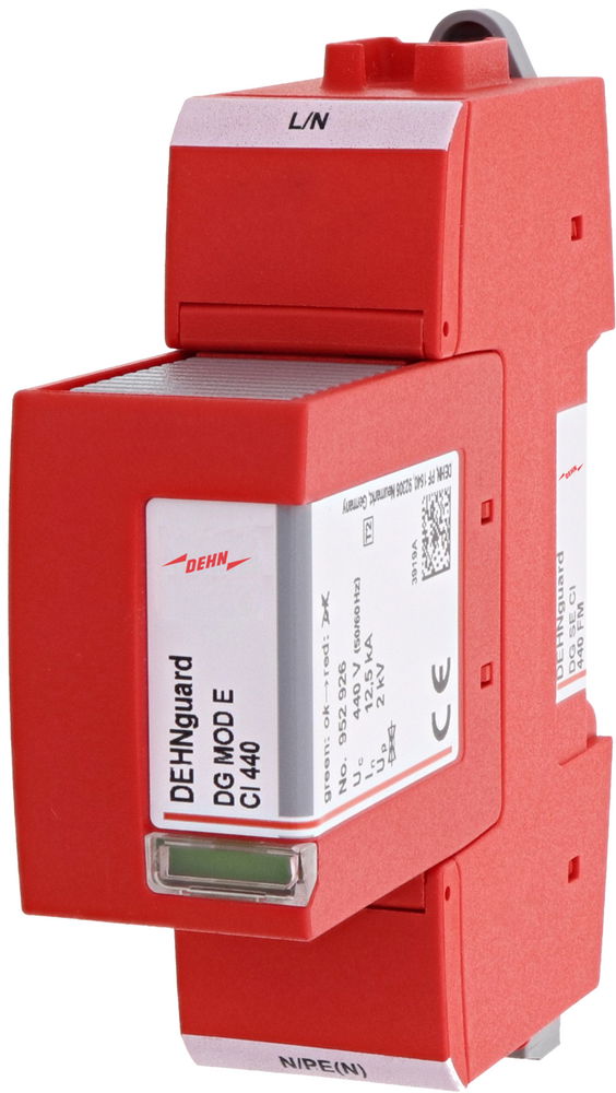 Ueberspannungsableiter Typ 2 DEHNguard SE CI 1-polig Uc 440V AC mit Fernmeldekontakt