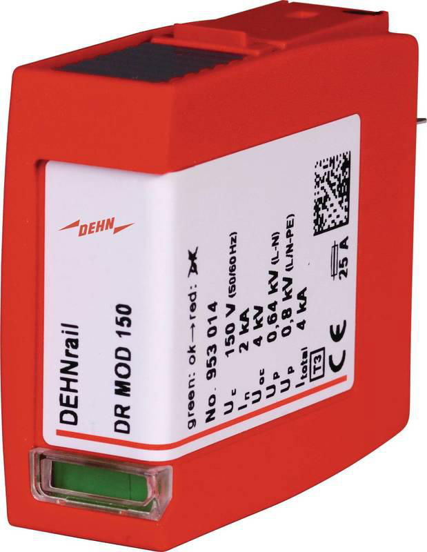 Ueberspannungsableiter Typ 3 Schutzmodul 2-polig 150V fuer DEHNrail M