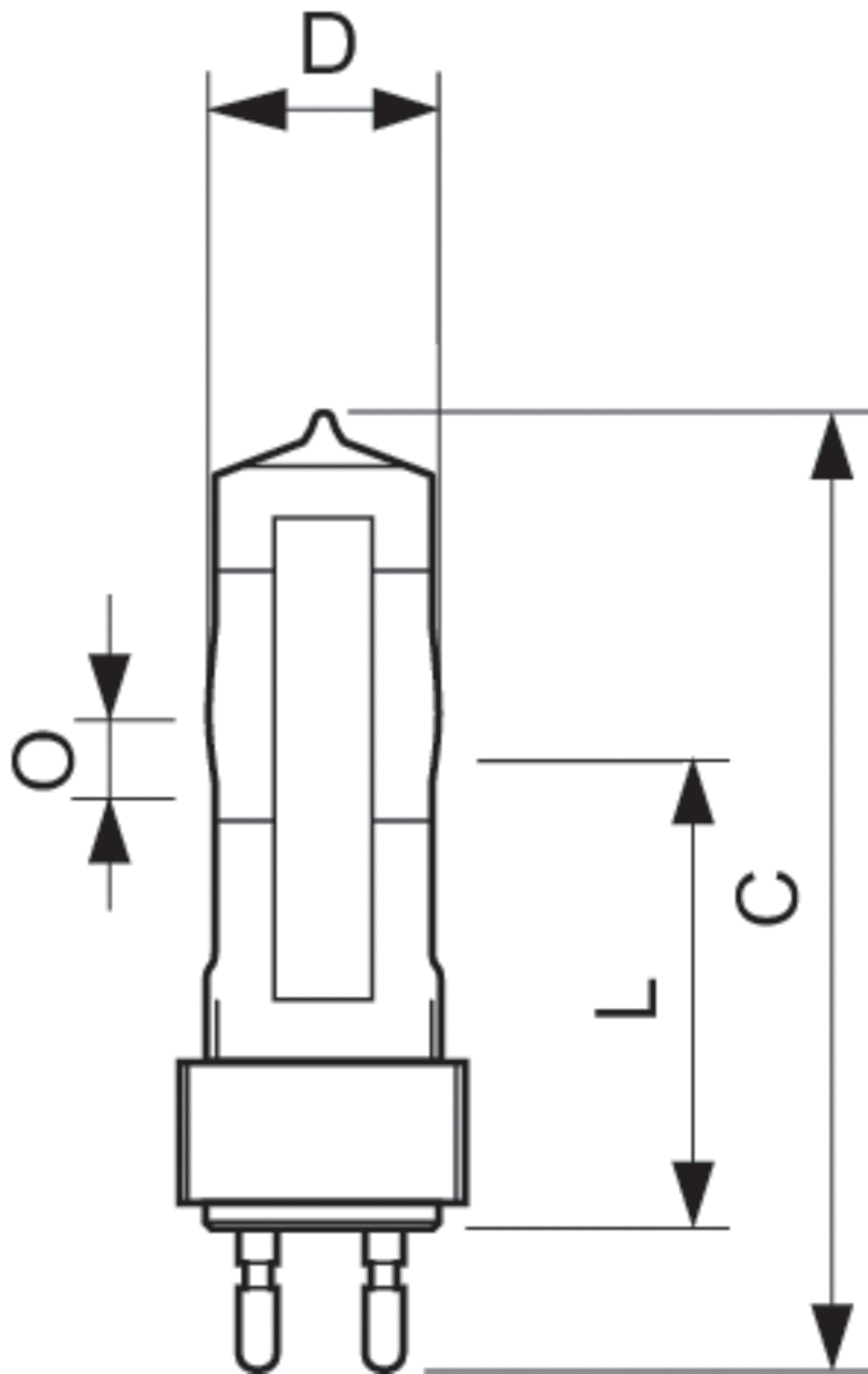 Architectural MSD -  Studio-, projection- and photo lamp -  Systemleistung: 1200 W -  Ähnlichste Farbtemperatur: 6000 K