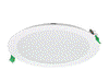 CoreLine Slim Downlight, 18 W, 2000 lm, 2100 lm, 3000 K, 4000 K, DALI-regelbar, Texturiert