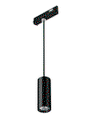PT332T | GreenSpace Evo Mini Pendant track, 3D printed, 13.3 W, 1700 lm, 3000 K, CRI90, DALI-regelbar, Interact Ready