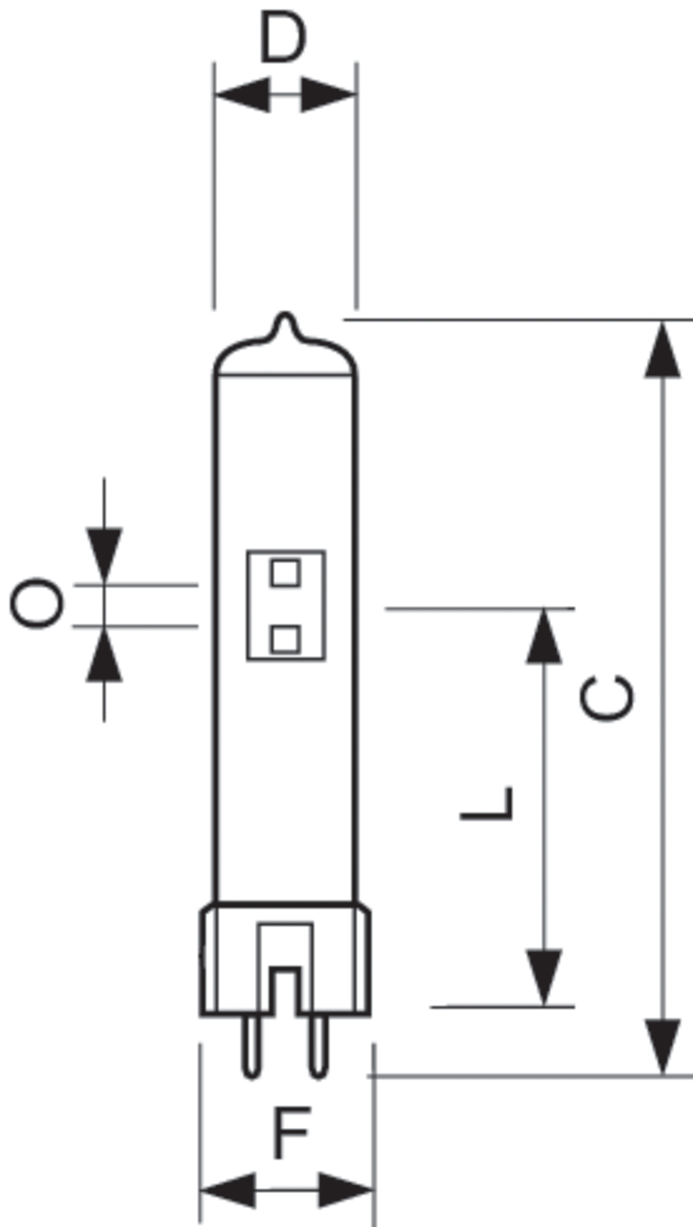 MSR HR (Heißwiederzündung) -  Studio-, projection- and photo lamp -  Systemleistung: 400 W -  Ähnlichste Farbtemperatur: 5830 K