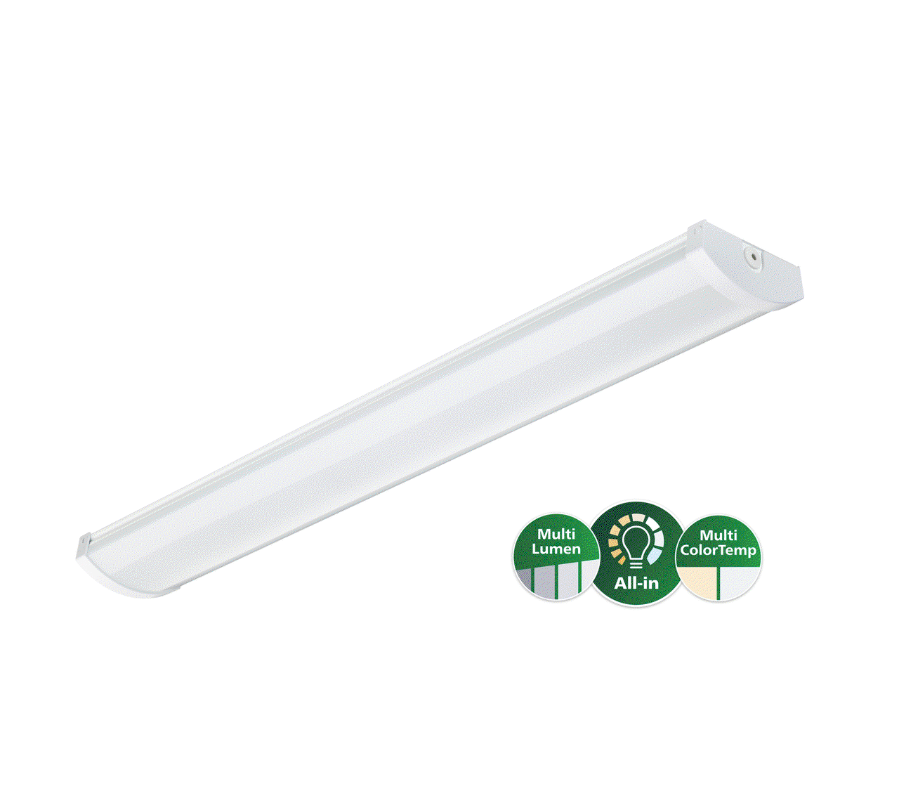CoreLine FastSet, LED-Anbauleuchte, All-in, 43 W, 36 W, 30 W, 25 W, L1440 mm, 3700 lm, 4250 lm, 5100 lm, 6000 lm, 3000 K, 4000 K – Bild 2 von 25