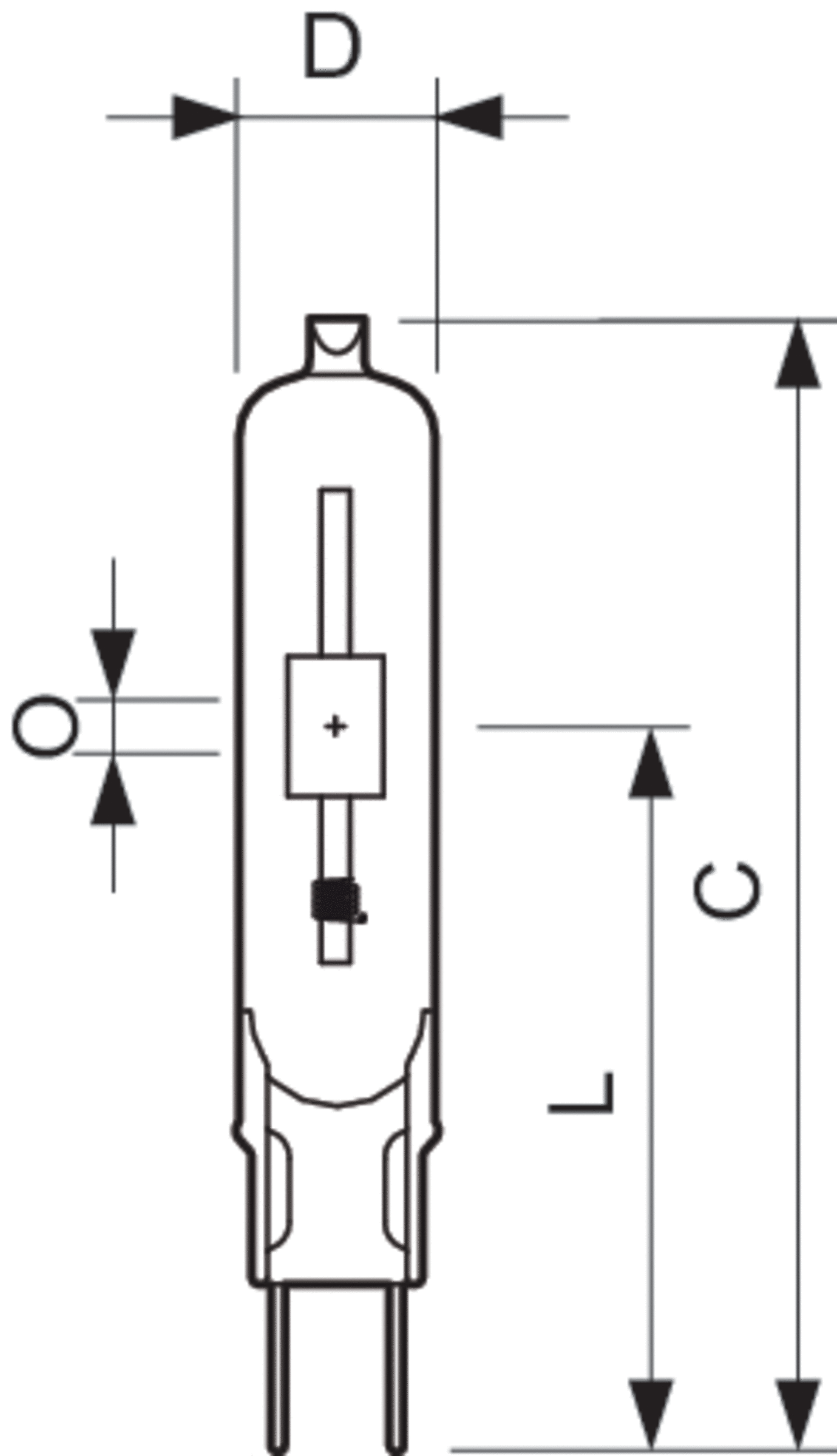 MASTERColour CDM-TC -  Halogen metal halide lamp without reflector -  Systemleistung: 73.2 W -  Energieeffizienzklasse: G