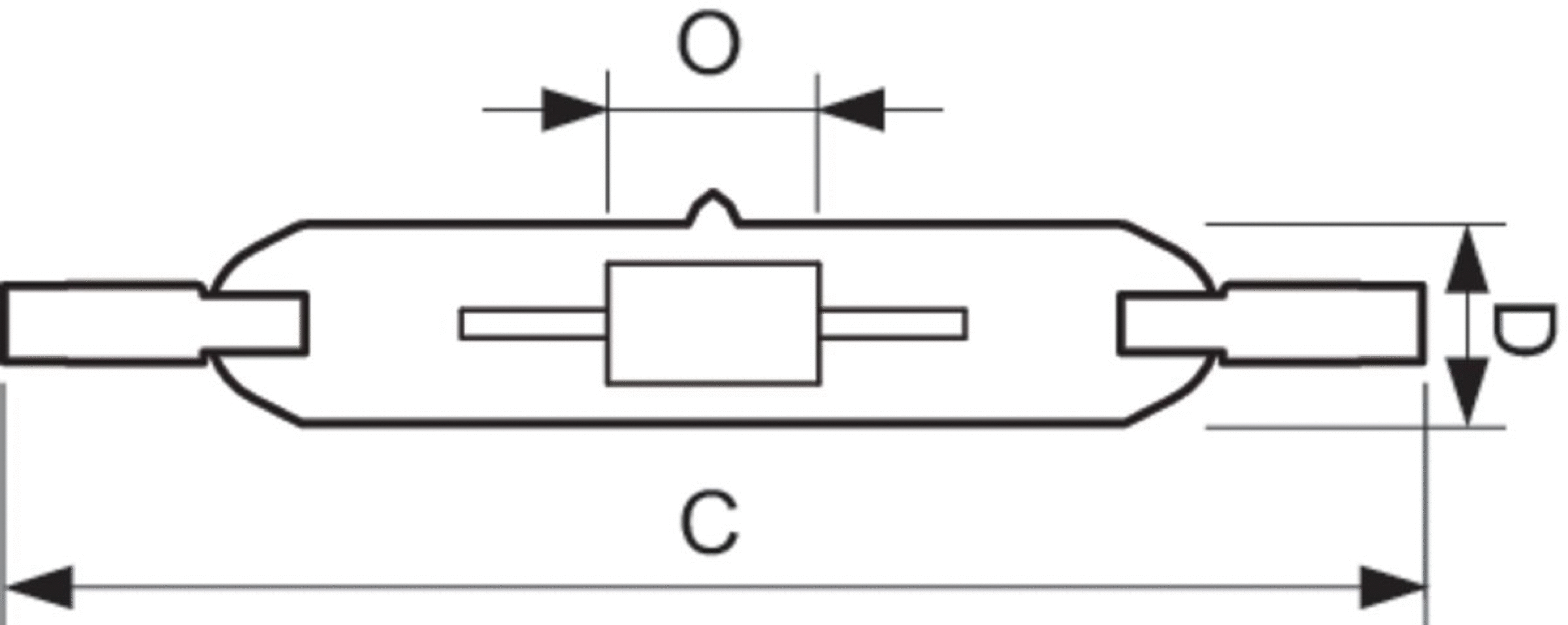 MASTERColour CDM-TD -  Halogen metal halide lamp without reflector -  Systemleistung: 71.0 W -  Energieeffizienzklasse: G