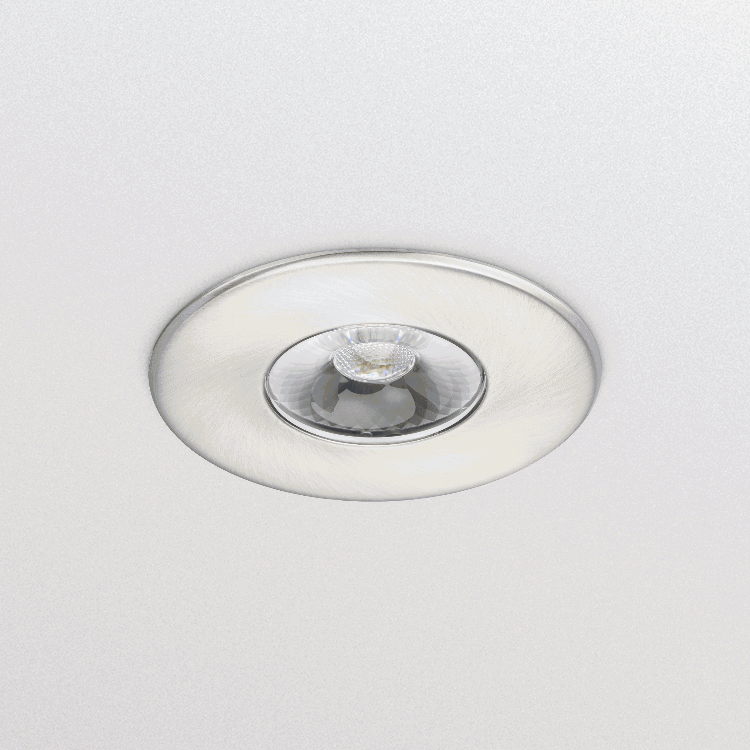 CoreLine Einbaustrahler Gen2, Fixed, 7.2 W, D78 mm, 650 lm, 3000 K, Phasenanschnitt-Dimmen, Breitstrahlend (WB), Aluminium, IP20/65