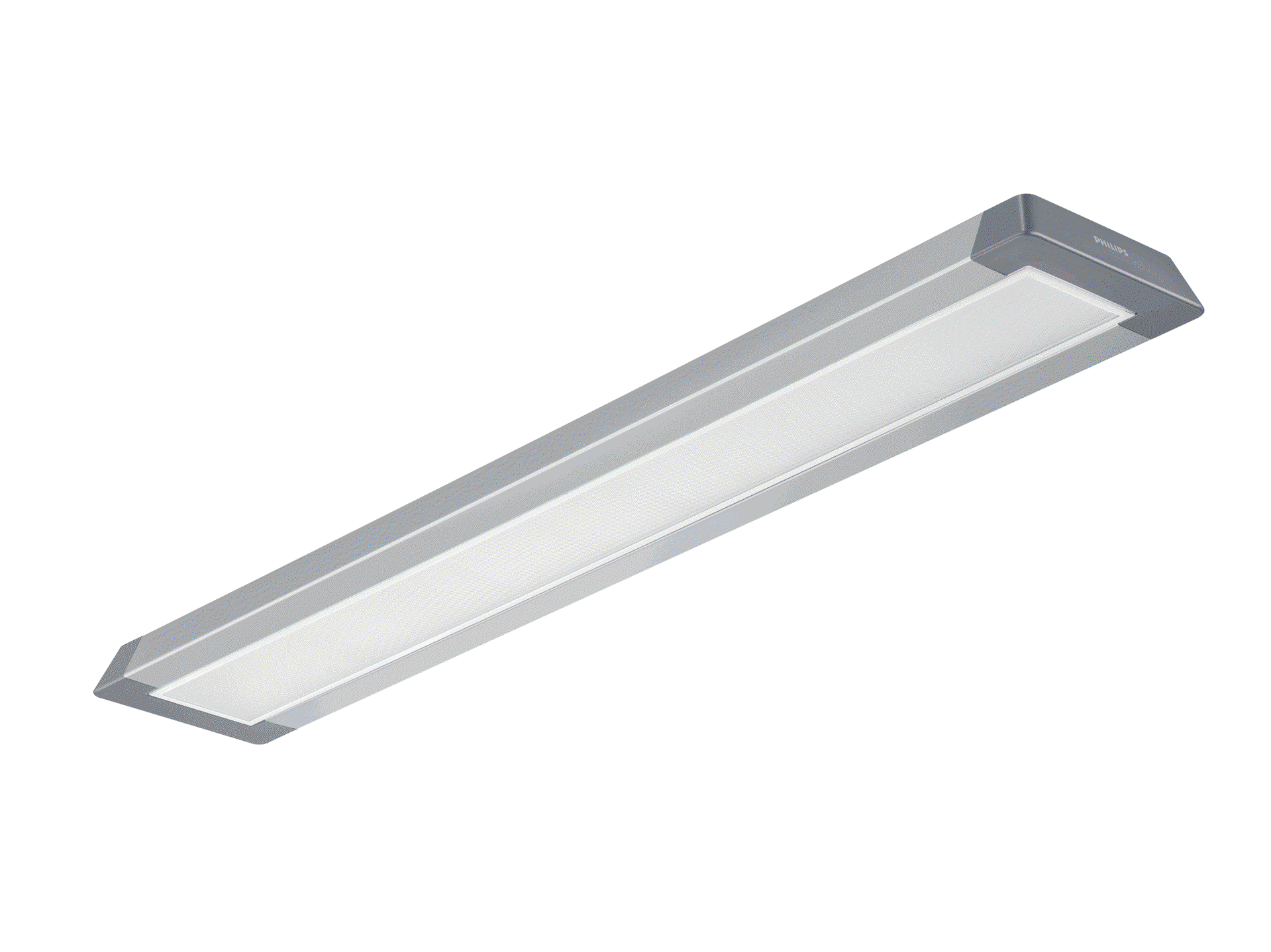 FlexBlend, Anbauleuchten, 20.5 W, 1200x200 mm  H73 mm, 2800 lm, 4000 K, CRI90, DALI-regelbar, UGR19, EL-DC – Bild 2 von 8