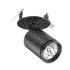 StyliD Evo, Compact, Semi-recessed, 23.5 W, 2700 lm, 3000 K, DALI-regelbar, Interact Ready, Oval-horizontaler Ausstrahlwinkel, Schwarz