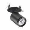 StyliD Evo, Compact, Semi-recessed, 23.5 W, 2700 lm, 3000 K, DALI-regelbar, Interact Ready, Oval-horizontaler Ausstrahlwinkel, Schwarz