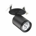 StyliD Evo, Compact, Semi-recessed, 23.5 W, 2700 lm, 3000 K, DALI-regelbar, Interact Ready, Oval-horizontaler Ausstrahlwinkel, Schwarz