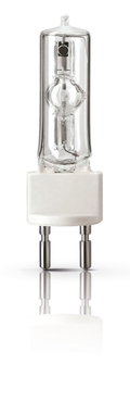 MSR HR (Heißwiederzündung) -  Studio-, projection- and photo lamp -  Systemleistung: 575 W -  Ähnlichste Farbtemperatur: 6000 K