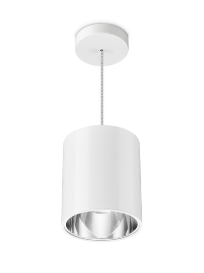 LuxSpace Compact, Anbau- und Pendelleuchten, 10.8 W, 2000 lm, 4000 K, Klar, Weiß