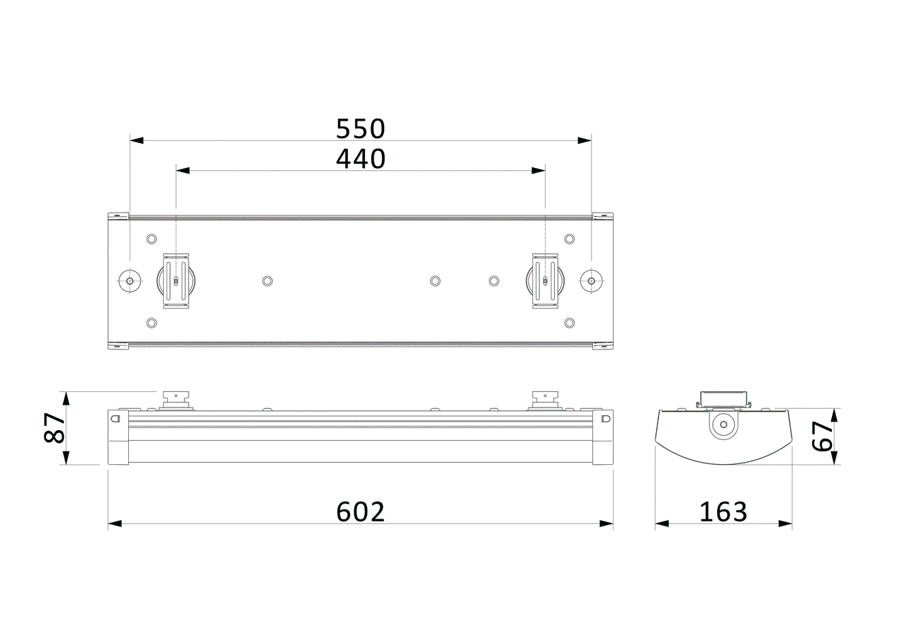 CoreLine FastSet, LED-Anbauleuchte, All-in, 20 W, 17 W, 14 W, 12 W, L602 mm, 1700 lm, 1900 lm, 2200 lm, 2600 lm, 3000 K, 4000 K – Bild 23 von 25