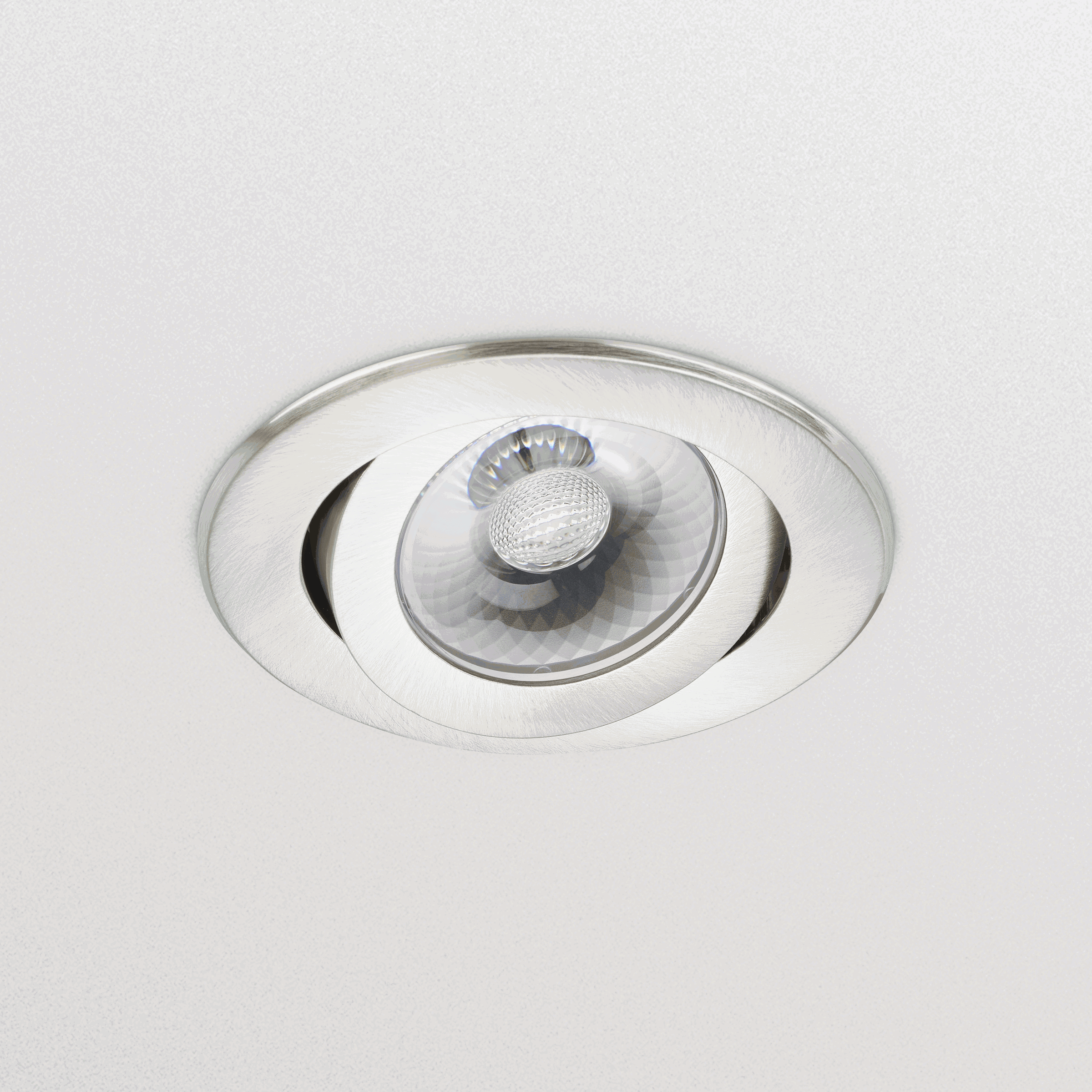 CoreLine Einbaustrahler Gen2, Adjustable, 7.2 W, D78 mm, 650 lm, 4000 K, Phasenanschnitt-Dimmen, Breitstrahlend (WB), Aluminium, IP20/44