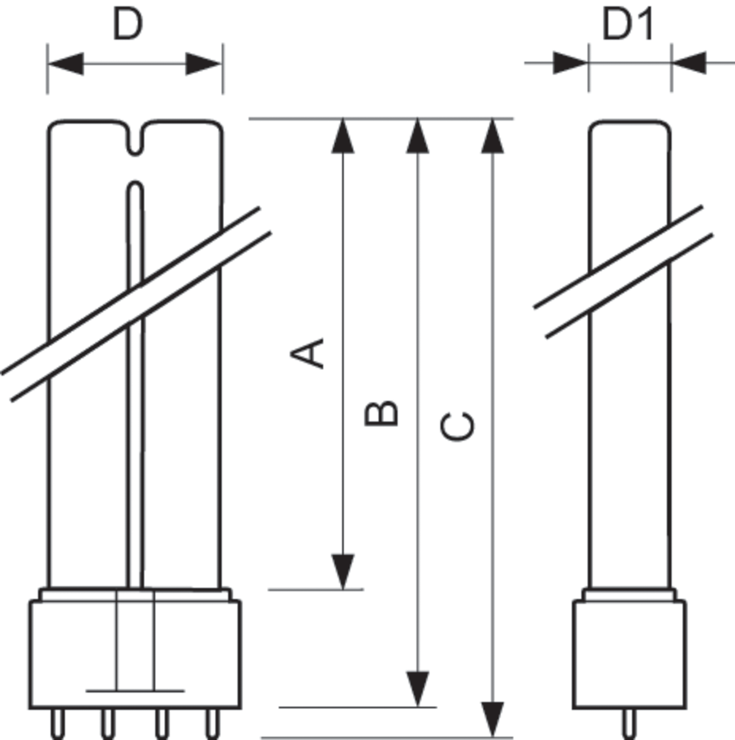 Actinic BL PL-S/PL-L -  UV lamp -  Systemleistung: 18 W