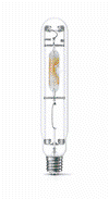 HPI-T -  Halogen metal halide lamp without reflector -  Systemleistung: 990 W -  Ähnlichste Farbtemperatur: 4300 K