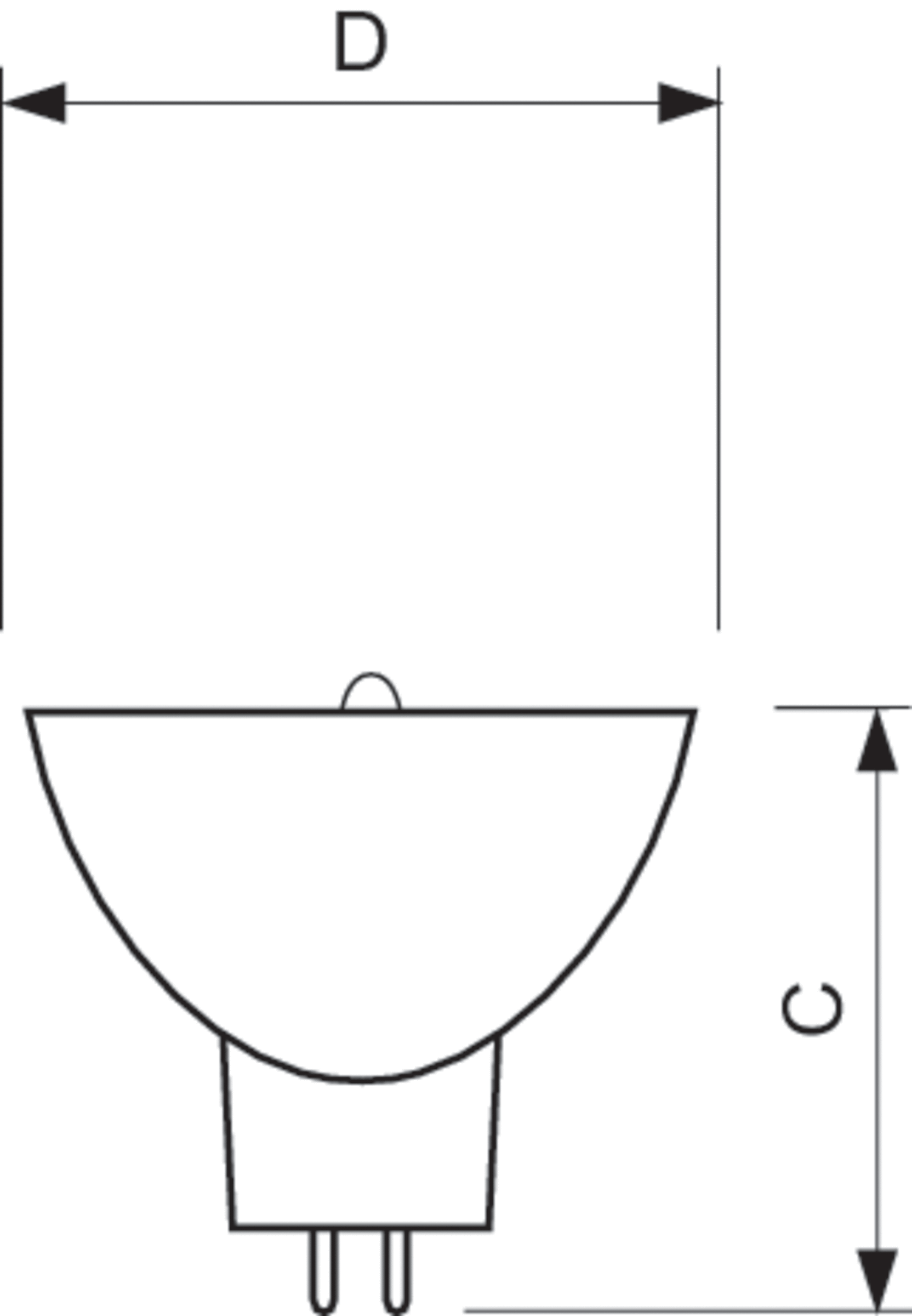 Halogen Reflektor -  Studio-, projection- and photo lamp -  Systemleistung: 15 W -  Ähnlichste Farbtemperatur: 2900 K