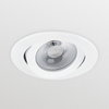 CoreLine Einbaustrahler Gen2, Adjustable, 7.2 W, D78 mm, HALOX, 650 lm, 3000 K, Phasenanschnitt-Dimmen, Breitstrahlend (WB), Weiß, IP20/44