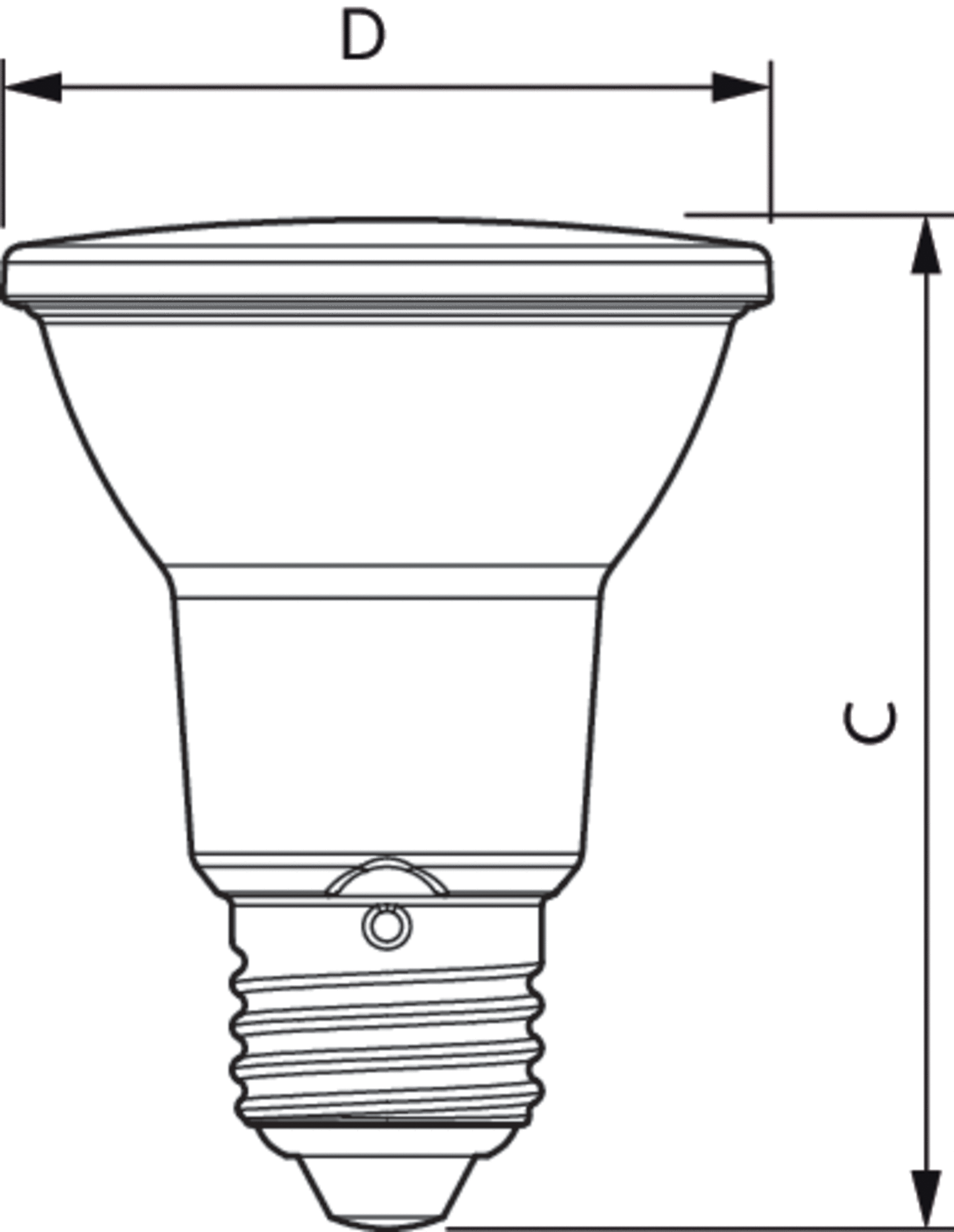 MASTER VALUE LED-Spot PAR -  LED-lamp/Multi-LED -  Systemleistung: 6 W -  Energieeffizienzklasse: F -  Ähnlichste Farbtemperatur: 2700 K