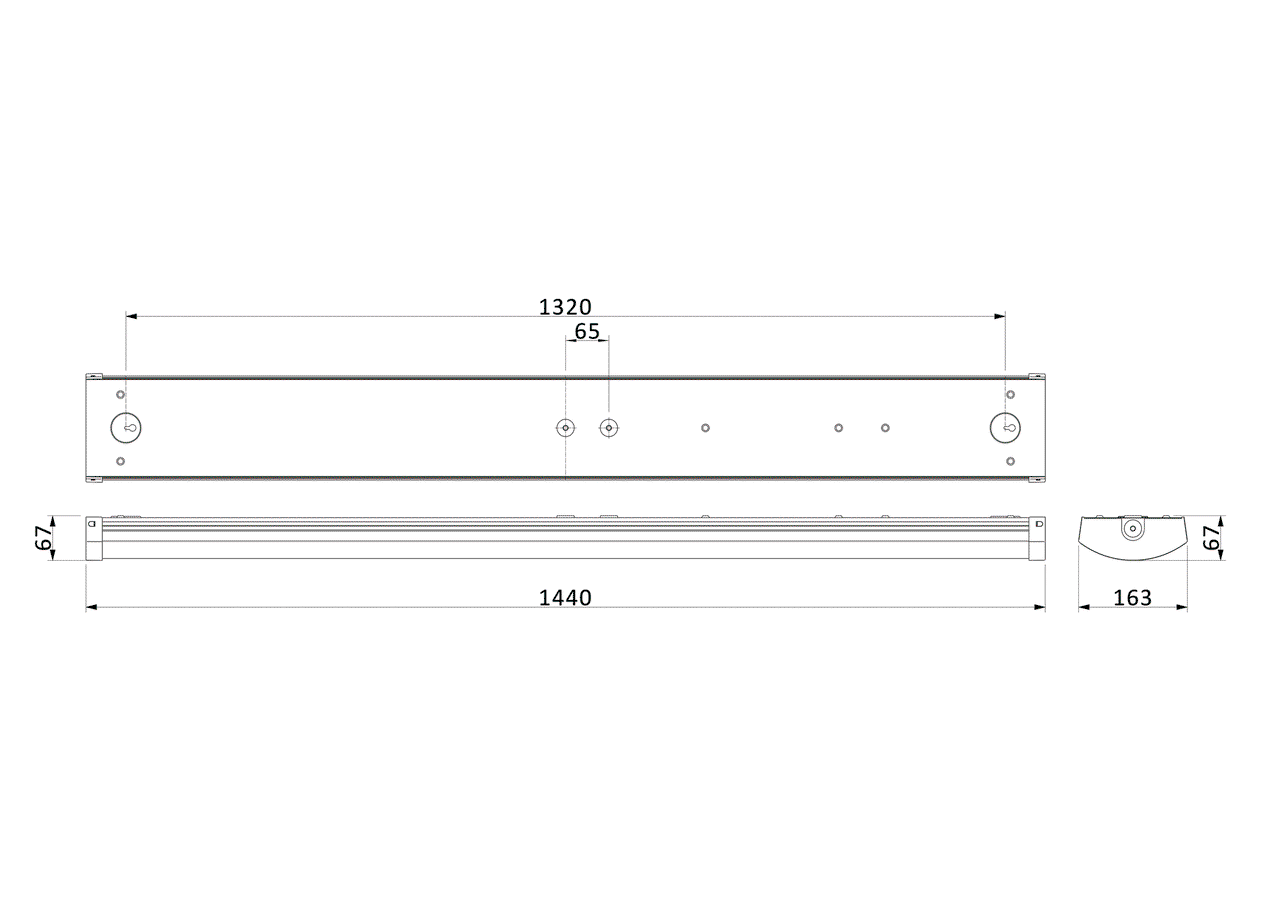 CoreLine FastSet, LED-Anbauleuchte, All-in, 43.5 W, L1440 mm, 6000 lm, 3000 K, 4000 K, Kabellos, Interact Ready – Bild 23 von 25