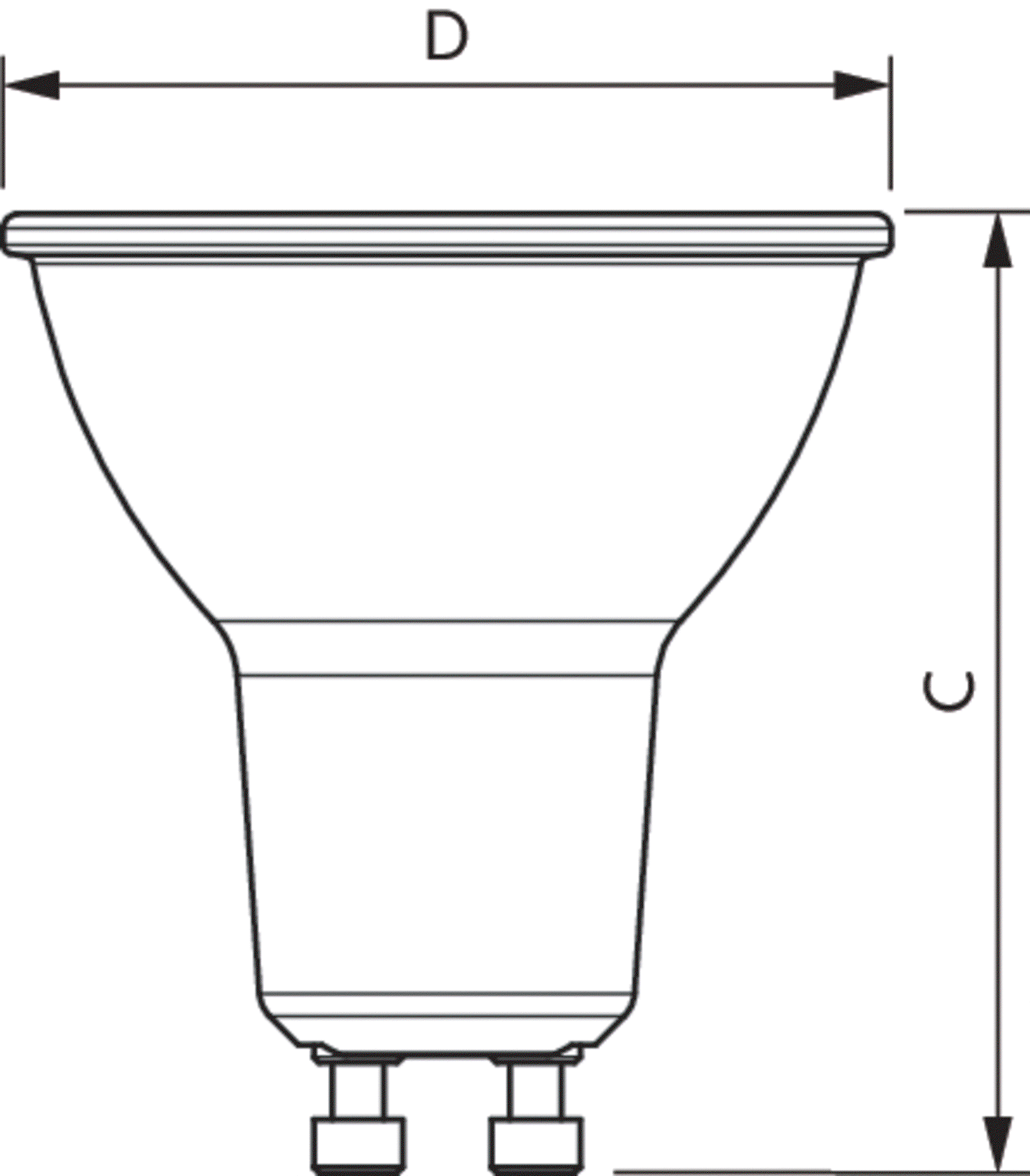 MASTER LEDspot & Value GU10 Hochvolt-Reflektorlampen -  LED-lamp/Multi-LED -  Systemleistung: 2.8 W -  Energieeffizienzklasse: E – Bild 6 von 6
