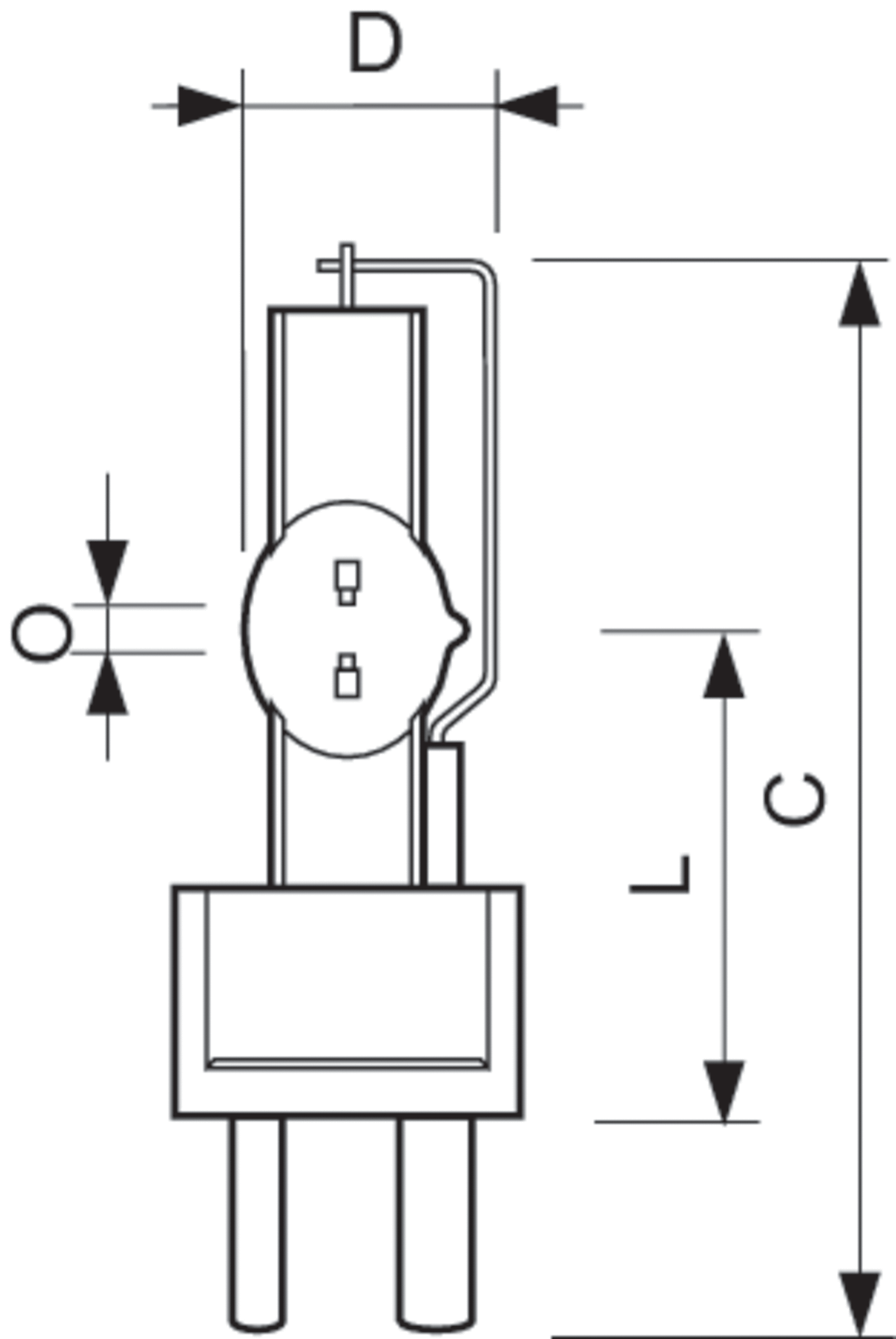 MSR Short Arc -  Studio-, projection- and photo lamp -  Systemleistung: 1200 W -  Ähnlichste Farbtemperatur: 6100 K