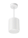 LuxSpace Compact, Anbau- und Pendelleuchten, 10.8 W, 1850 lm, 4000 K, Weiß
