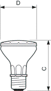 MASTERColour CDM-R Elite -  Halogen metal halide reflector lamp -  Systemleistung: 39.1 W -  Energieeffizienzklasse: G