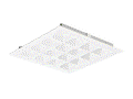 PowerBalance gen2, Recessed, UltraEfficient, 20 W, 620x620 mm, VPC, 3400 lm, 4000 K, DALI-regelbar, Interact Ready, UGR16, TP(b), EL-DC