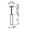 PT332B | GreenSpace Evo Mini Pendant recess, 3D printed, 9.9 W, 1200 lm, 3000 K, CRI90