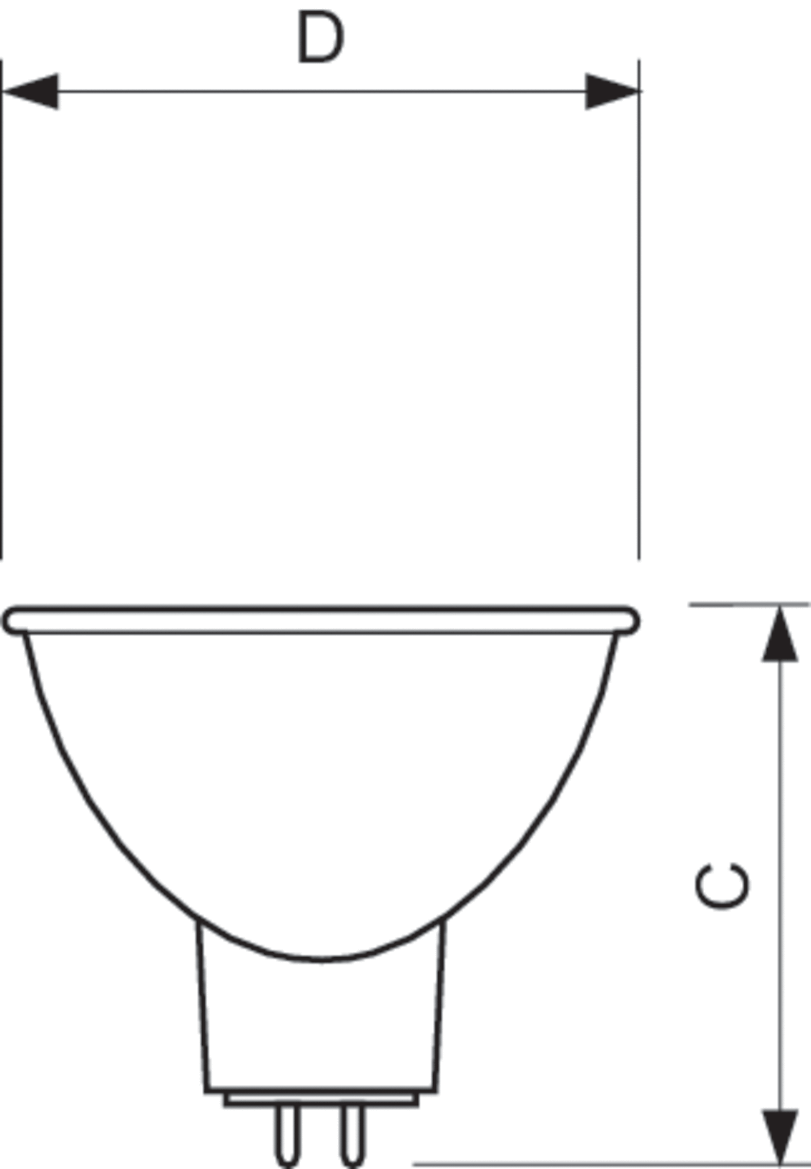 Halogen Reflektor -  Studio-, projection- and photo lamp -  Systemleistung: 90 W -  Ähnlichste Farbtemperatur: 3200 K