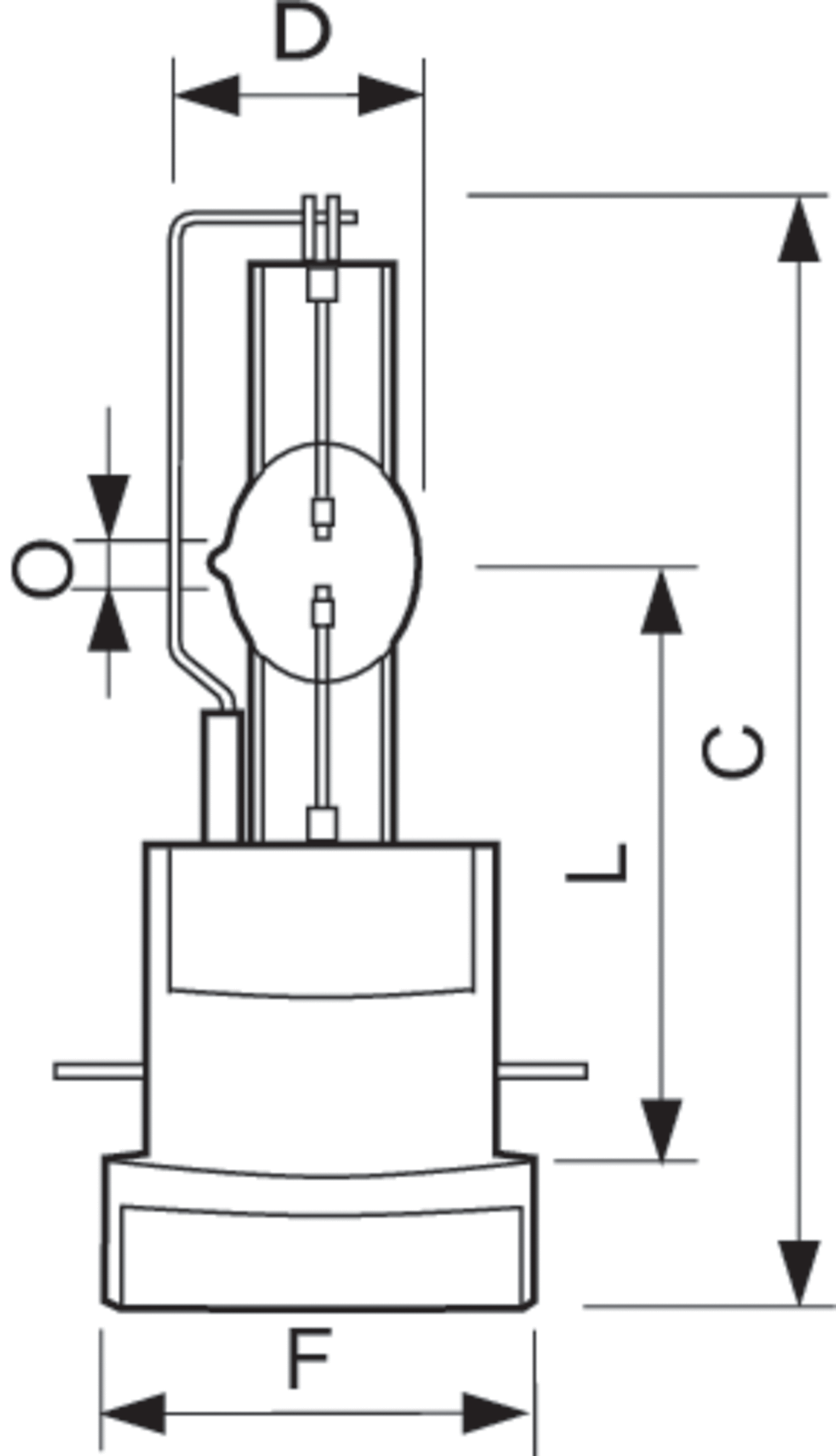 MSR Gold™ FastFit -  Studio-, projection- and photo lamp -  Systemleistung: 700 W -  Ähnlichste Farbtemperatur: 7500 K