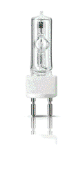 MSR (Kaltwiederzündung) -  Studio-, projection- and photo lamp -  Systemleistung: 1200 W -  Ähnlichste Farbtemperatur: 5900 K