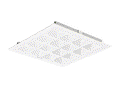 PowerBalance gen2, Recessed, UltraEfficient, 17 W, 620x620 mm, VPC, 3400 lm, 4000 K, Kabellos, Interact Ready, UGR16, U4, TP(b), EL-DC
