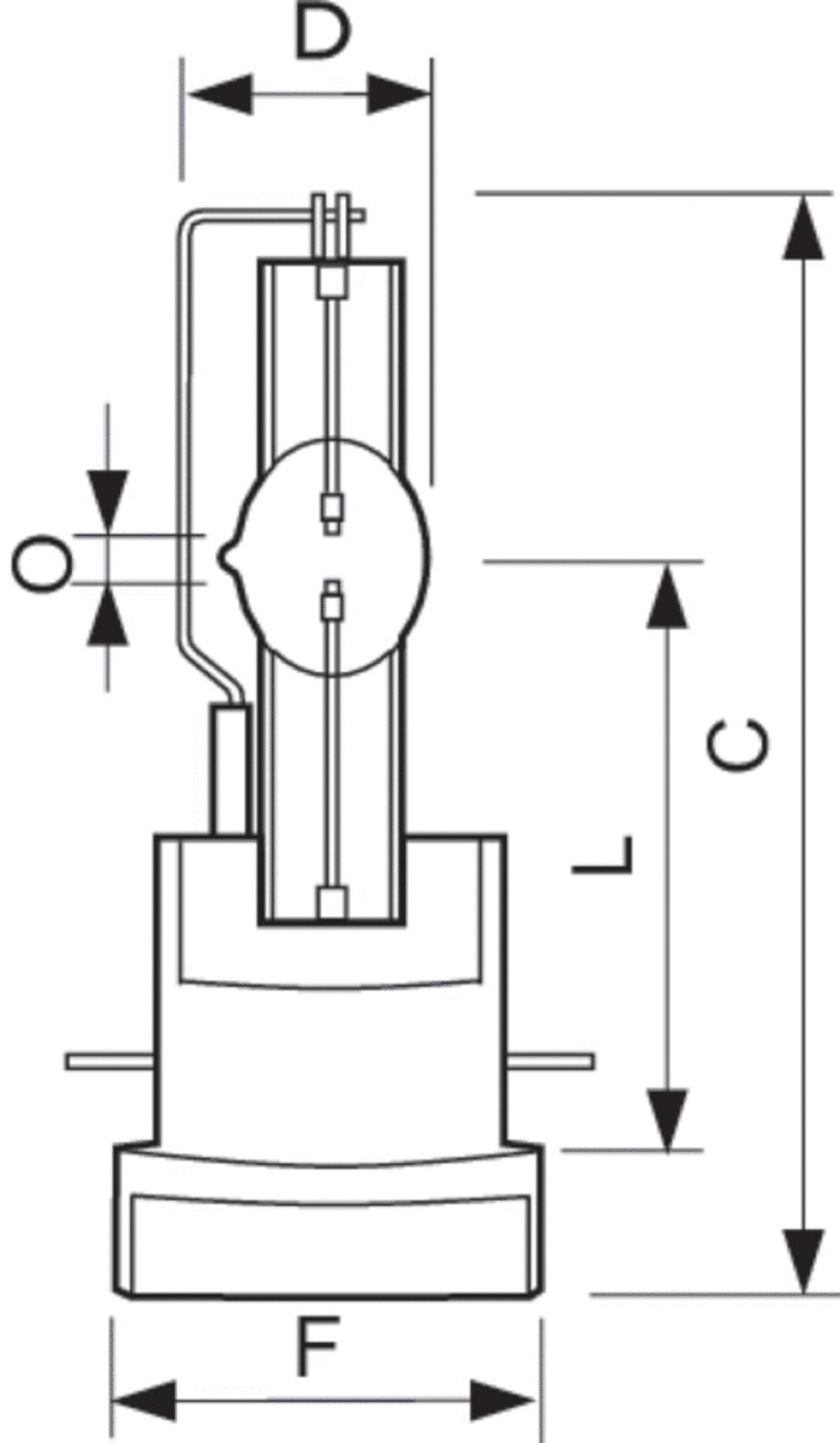 MSR Gold™ FastFit -  Studio-, projection- and photo lamp -  Systemleistung: 2000 W -  Ähnlichste Farbtemperatur: 6050 K