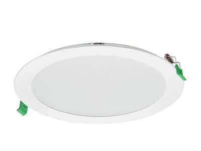 CoreLine Slim Downlight, 17.5 W, 2000 lm, 2100 lm, 3000 K, 4000 K, Kabellos, Interact Ready, Texturiert
