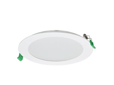 CoreLine Slim Downlight, 10 W, 1080 lm, 1150 lm, 3000 K, 4000 K, DALI-regelbar, Texturiert