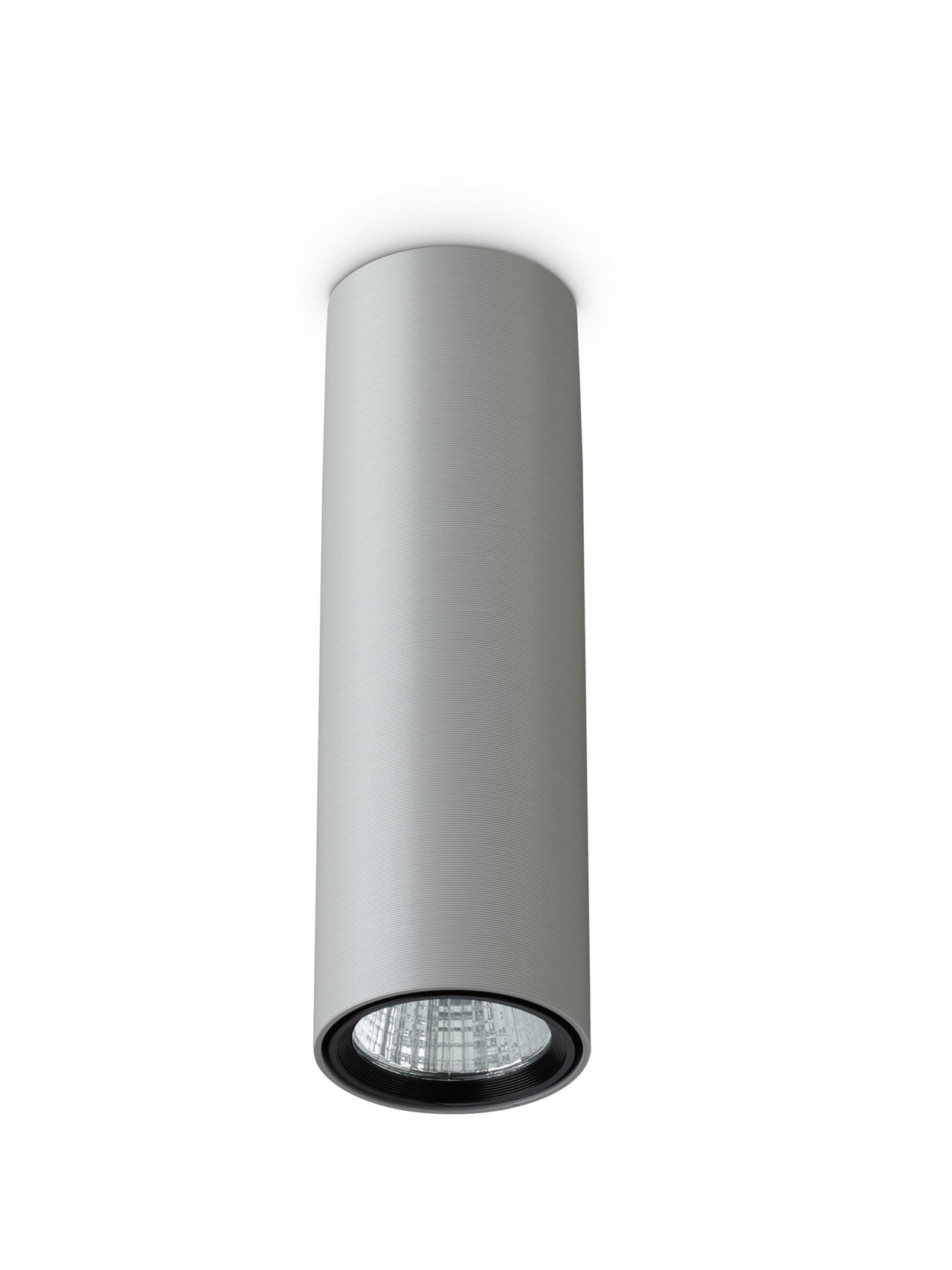 GreenSpace Evo Mini-Zylinder, Surface-mounted, 3D printed, 6.9 W, 790 lm, 3000 K, CRI90, DALI-regelbar, Interact Ready