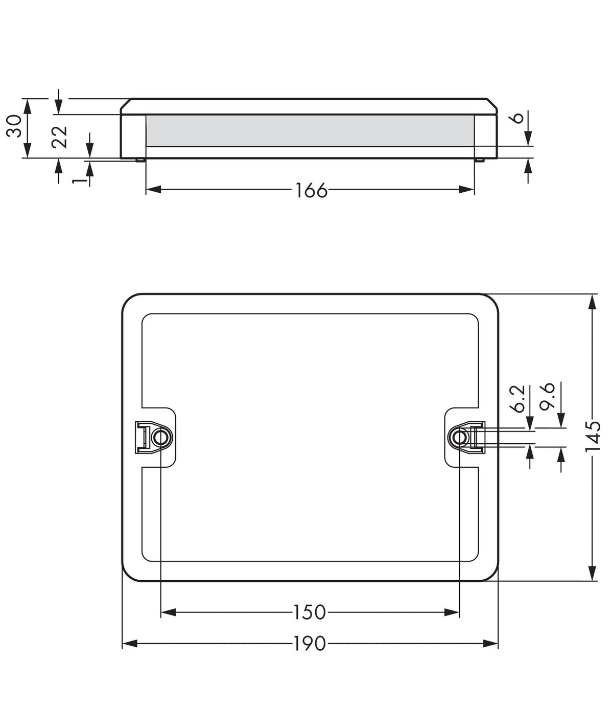 Verteilerbox Ausschaltung 1 Eingang schwarz – Bild 2 von 2