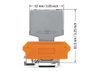 Relaismodul Eingangsnennspannung DC 24 V 1 Schließer und 1 Öffner grau