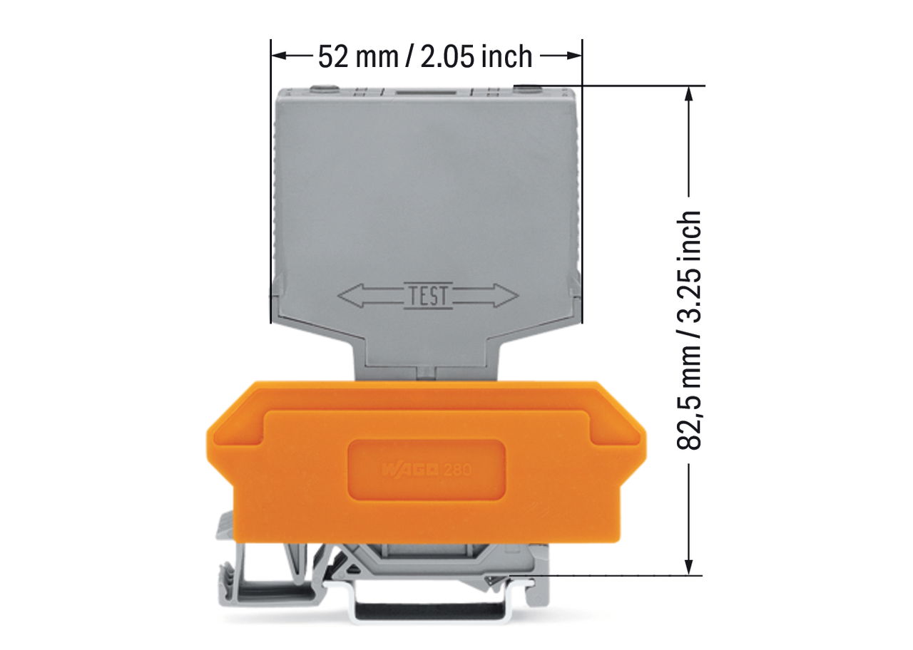 Relaismodul Eingangsnennspannung DC 24 V 1 Schließer und 1 Öffner grau – Bild 2 von 2