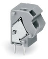 Anreihbare 2-Leiter-Leiterplattenklemme 0,75 mm² Rastermaß 10/10,16 mm hellgrün
