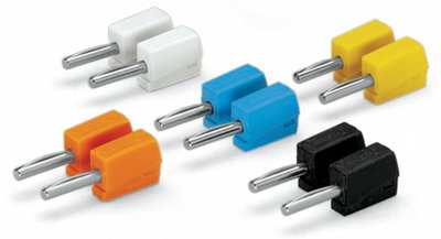 Bananenstecker für Buchsendurchmesser 4 mm farbig sortiert orange