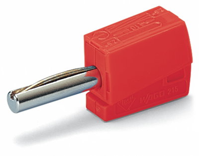 Bananenstecker für Buchsendurchmesser 4 mm rot