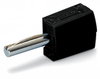 Bananenstecker für Buchsendurchmesser 4 mm schwarz